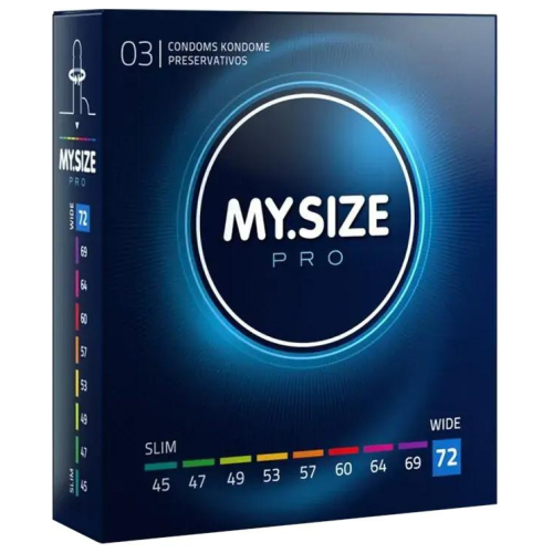 My.Size Pro kondómy 72mm - 3 ks