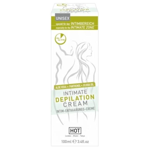 HOT Intimate - intímny depilačný krém so špachtľou - 100 ml