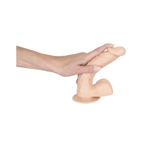 Európsky milenec - dildo s semenníkmi - stredné