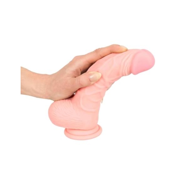 Medical - realistický dildó - lekársky silikón - 20 cm - telová farba