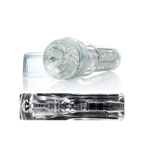 Fleshlight GO Torque - masturbátor pre mužov - kompaktná vagína - transparentný
