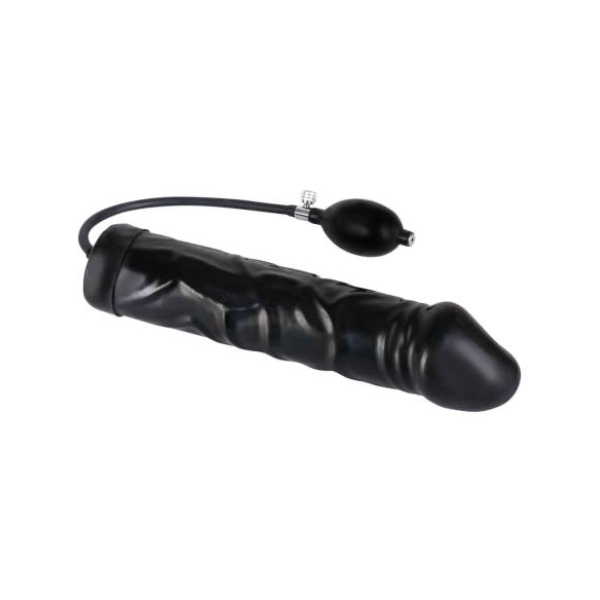 You2Toys - nafukovací análny expandér - latex čierny veľký