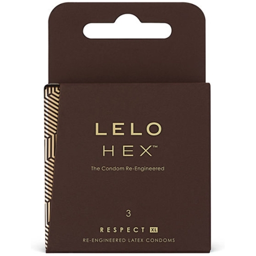 Lelo HEX Respect XL kondómy 3 ks