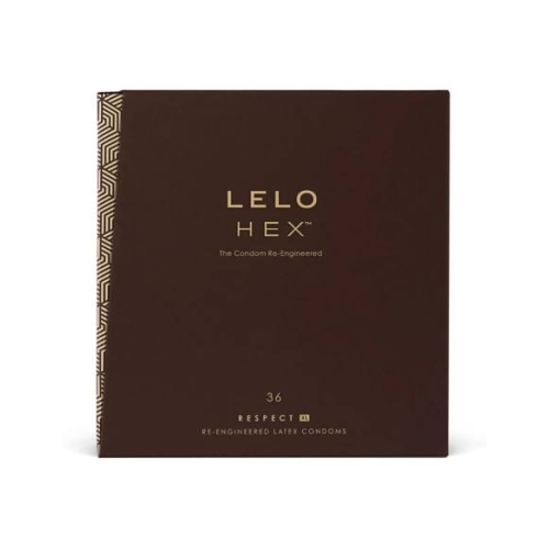 LELO Hex Respect XL - kondómy XL - tenké latexové - balenie 36 ks