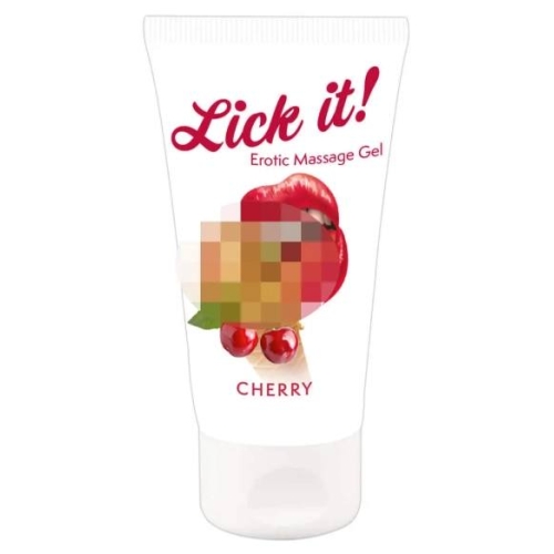 Lick it! - jedlý lubrikant 2v1 - čerešňa - 50 ml