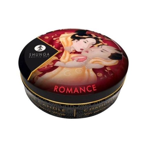 Shunga - masážna sviečka - jahoda - 30 ml