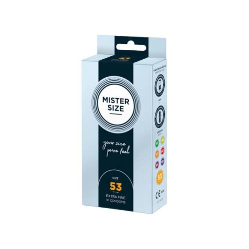 Mister Size - tenký kondóm - 53mm - 10 ks