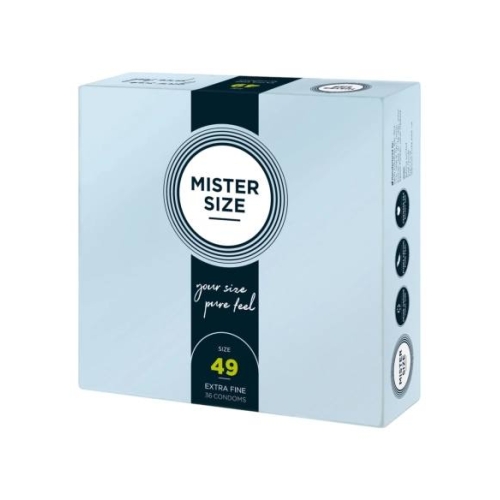 Mister Size - tenký kondóm - 49mm - 36 ks