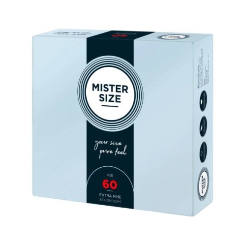 Mister Size - tenký kondóm - 60mm - 36 ks