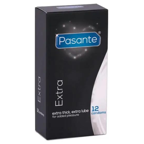 Pasante zosilnené kondómy Extra 12 ks