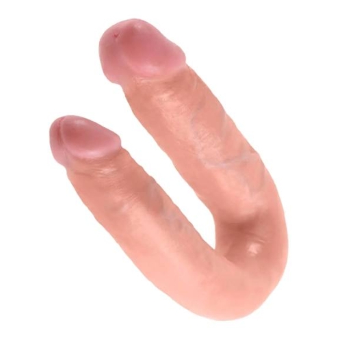 King Cock - dvojité dildo - stredné - telová farba