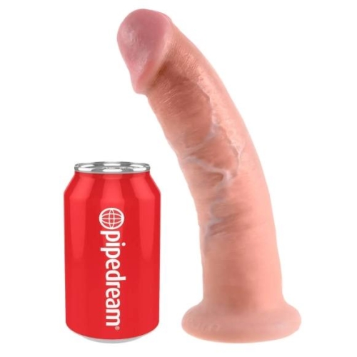 King Cock 9 - realistický dildo s prísavkou - 23 cm - telová farba