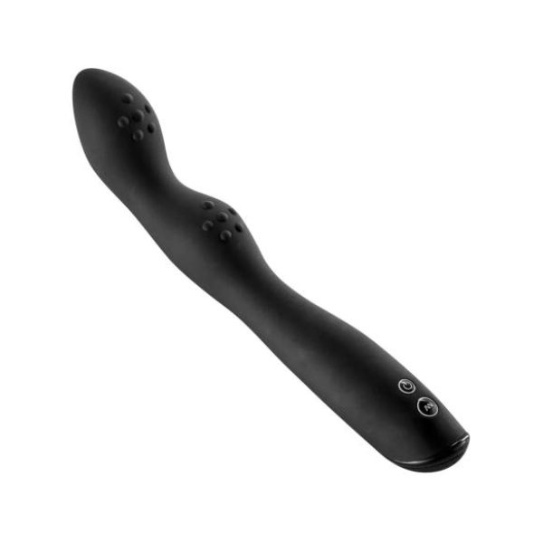 Rebel - vibrátor na prostatu s 2 motormi - čierny