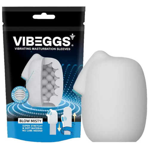 VIBEGGS Blow Misty vibrační masturbátor