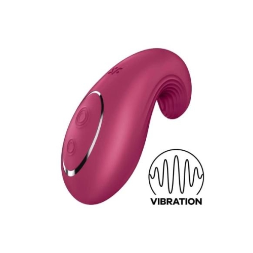 Satisfyer - vibrátor na klitoris - nabíjateľný - červený
