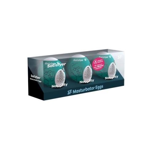 Satisfyer Egg - masturbátor vajíčko - sada 3 ks