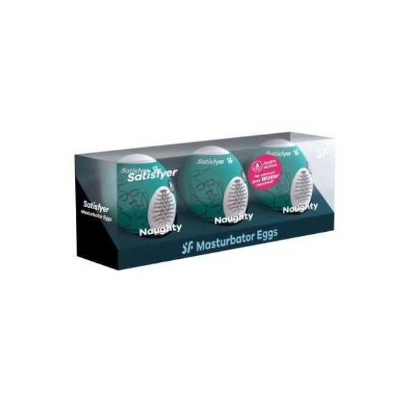Satisfyer Egg - masturbátor vajíčko - sada 3 ks