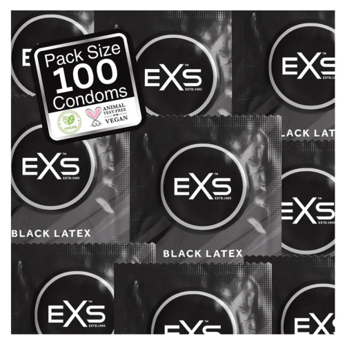 EXS Black Latex kondómy 100 ks