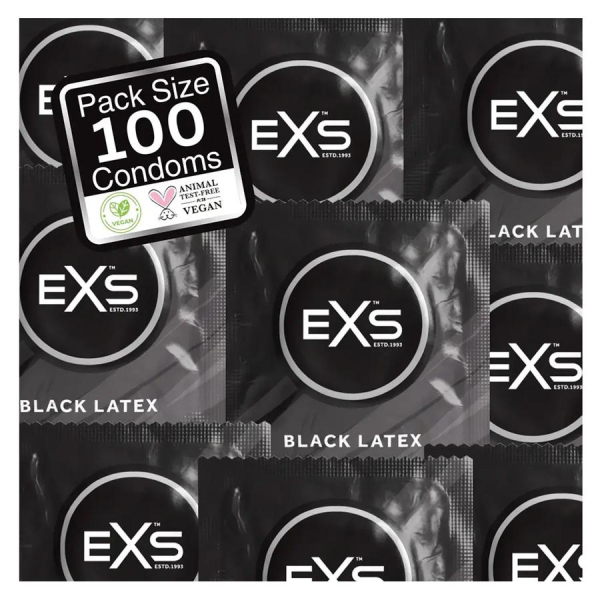 EXS Black Latex kondómy 100 ks