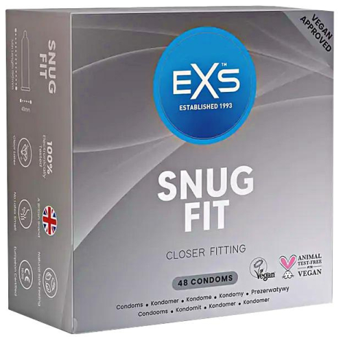 EXS Snug Fit pack Kondómy 48 ks
