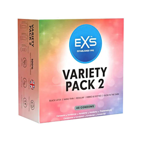 EXS Variety pack 2 Kondómy 48 ks