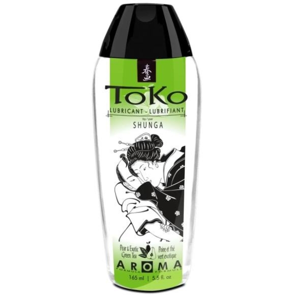 Shunga Toko - lubrikant na vodnej báze - hruška zelený čaj - 165ml