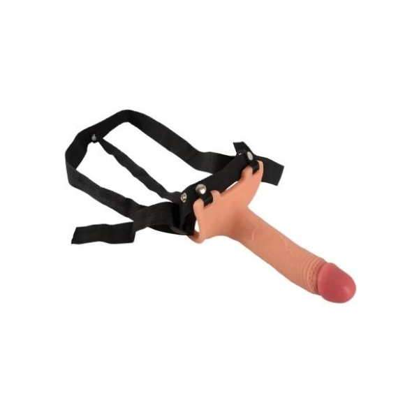 Realistixxx - dutý pripínací penis - realistický tvar - telová farba
