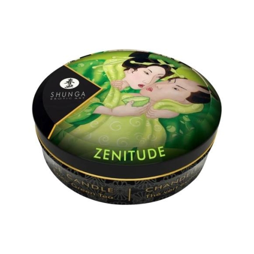 Shunga - masážna sviečka - zelený čaj - 30 ml