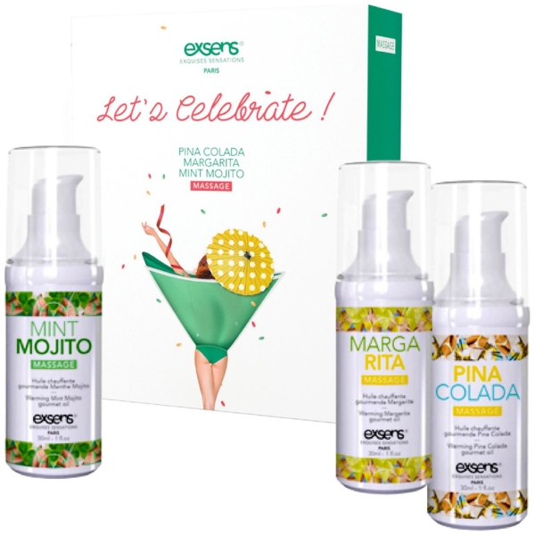 EXSENS gift set Let's Celebrate! 3 x 30ml
