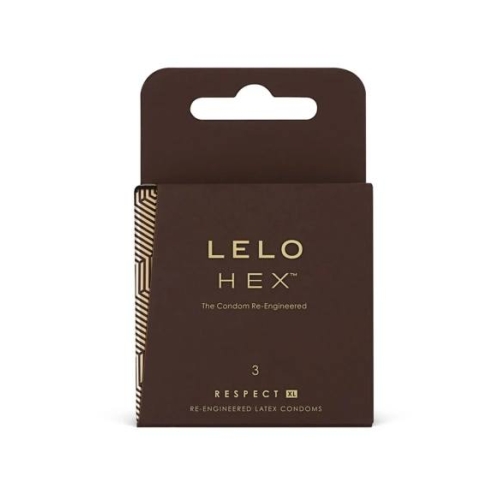 LELO Hex Respect XL - kondóm - XL veľkosť - 3 ks