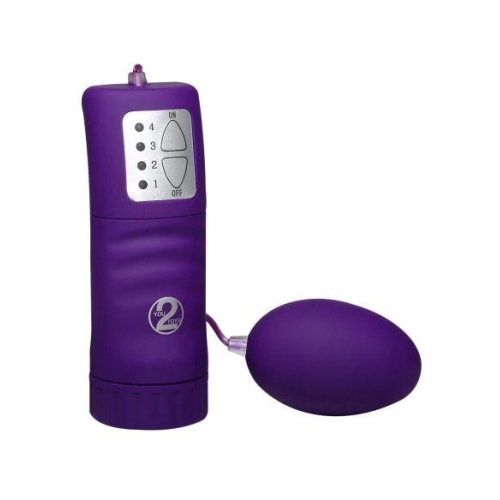 You2Toys - vibračné vajíčko - zamatový povrch - fialové