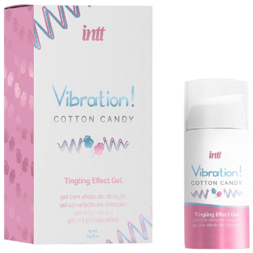 INTT Vibration! stimulačný gél - Cotton Candy New 15 ml