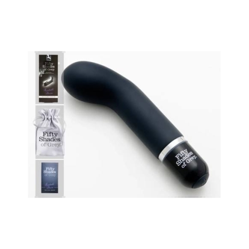 Fifty Shades of Grey - vibrátor na G-bod - sivý