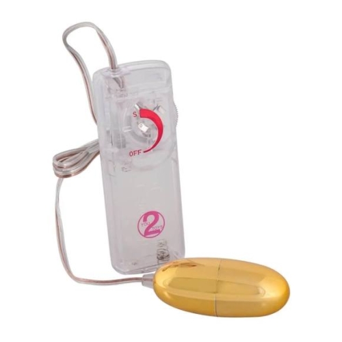 You2Toys - vibračné vajíčko - zlaté