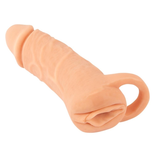 Nature Skin 2v1 Návlek na penis a masturbátor 18