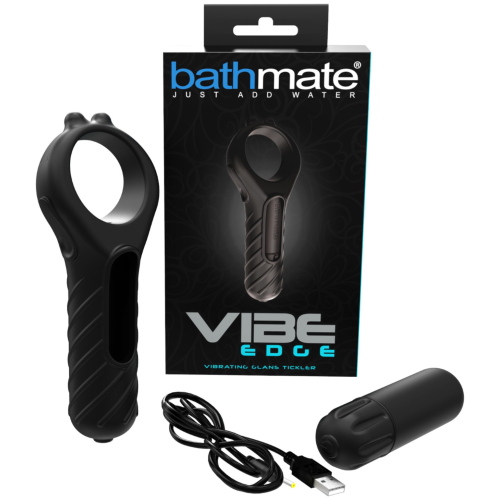 Bathmate Vibe Edge - akumulátorový vibrátor (čierny)