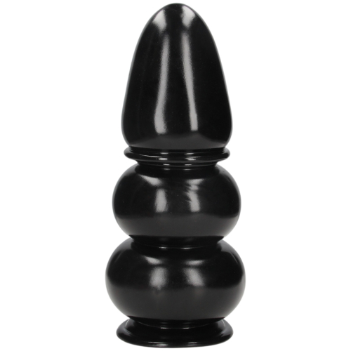 Au! Ultra Collosus - extra veľký análny kolík (čierny) - 33 cm