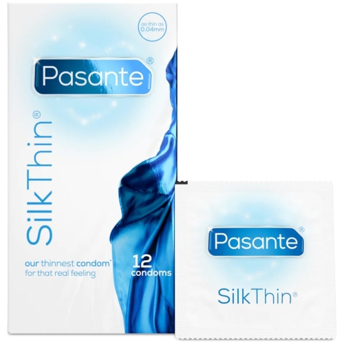 Pasante kondómy Silk Thin 12 ks