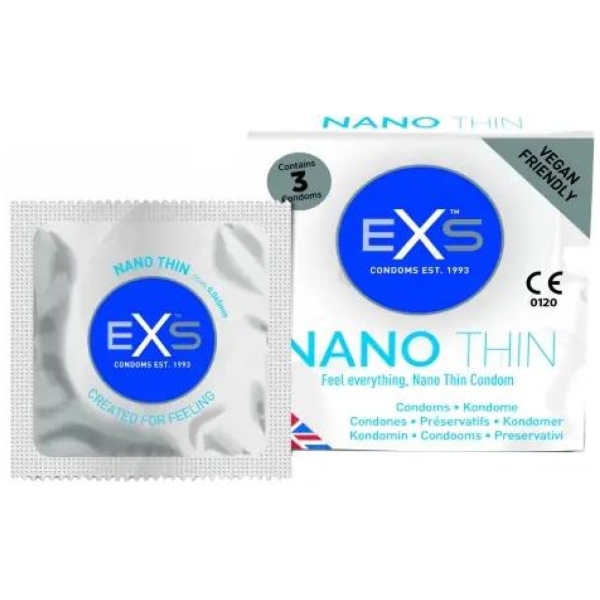EXS Nano Thin kondómy 3 ks