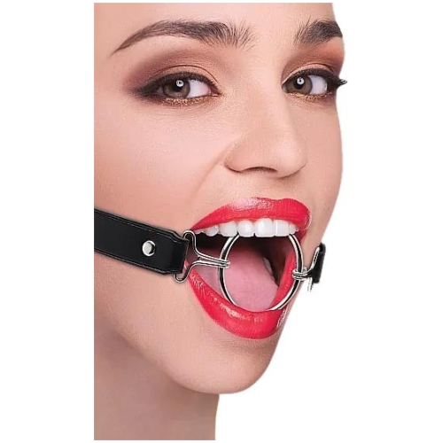 Predmet na zapchatie úst Ring Gag XL - čierny