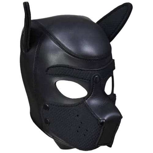 OUCH! Puppy Hood maska psa čierna