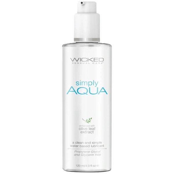Wicked Simply Aqua Lubrikačný gél 120 ml