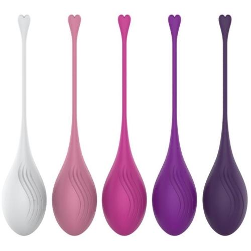 Set of 5 Kegel Balls sada na posilování pánevního dna