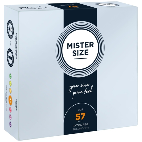 Kondómy Mister Size 36 ks 57 mm