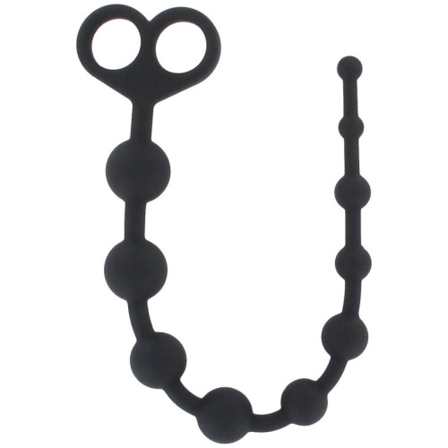 Boyfriend beads anální šňůra černá
