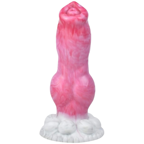 Animalorny Buldog - realistický psí penis dildo - 17 cm - ružový