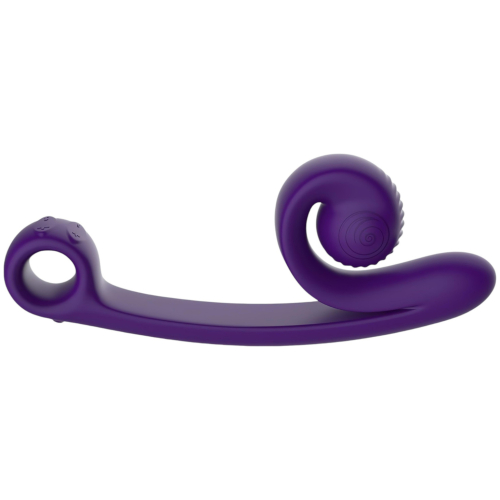 Snail Vibe Curve - vibrátor na klitoris a bod G - 2v1 - fialový