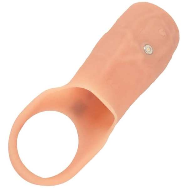 RealistiXXX RealSleeve vibračný návlek na penis otvorený