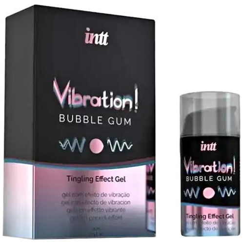 intt Vibration! Tingling effect gel - Bubble gum 15 ml