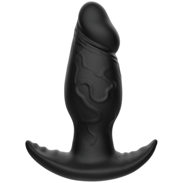 Kangvo - magnetický nafukovací fantasy dildo veľký (čierny)